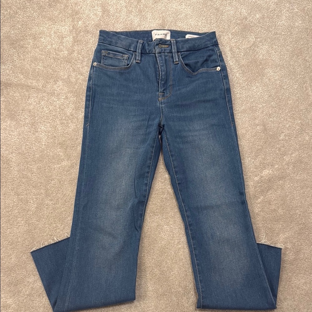 Frame Denim Le crop mini boot jeans